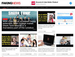 fakingnews.com screenshot