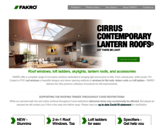 fakro.co.uk screenshot
