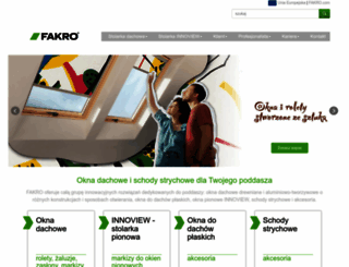 fakro.pl screenshot