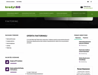 faktoring.kredytgo.pl screenshot