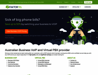 faktortel.com.au screenshot