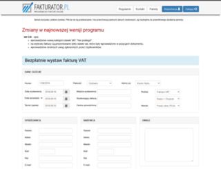 fakturator.pl screenshot