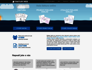 fakturyweb.cz screenshot