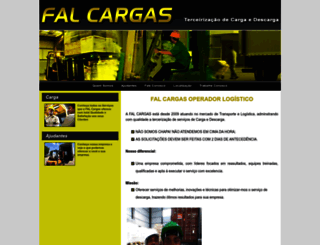 falcargas.com.br screenshot