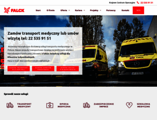 falck.com.pl screenshot
