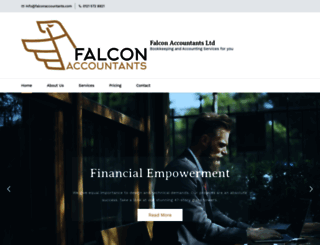 falcon-accountants.com screenshot
