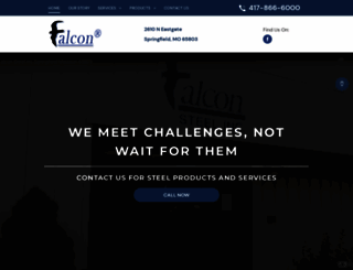 falcon-steel.com screenshot