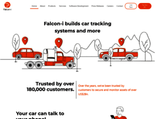 falconitracking.com screenshot