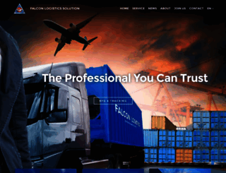 falconlogistics.net screenshot
