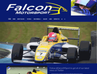 falconmotorsport.com screenshot