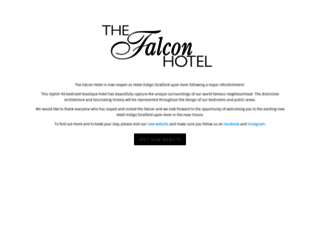 falconstratfordhotel.com screenshot