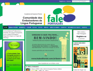 faleportugues.ning.com screenshot