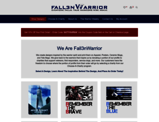 fall3nwarrior.com screenshot