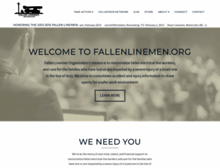 fallenlinemen.org screenshot