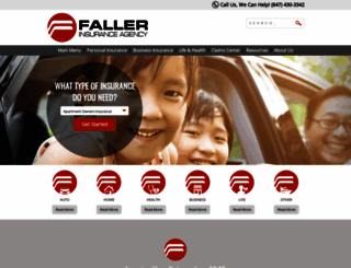 fallerinsurance.com screenshot