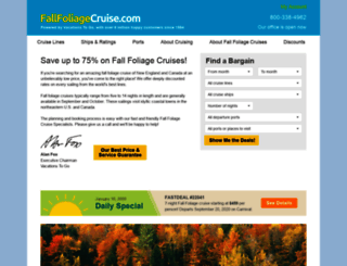 fallfoliagecruise.com screenshot