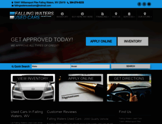 fallingwatersauto.com screenshot