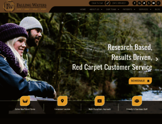 fallingwaterscenter.com screenshot