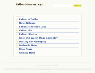 fallout4-news.xyz screenshot