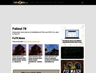 falloutbuilds.com screenshot