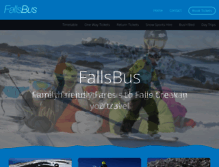 fallsbus.com.au screenshot