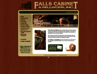 fallscabinet.com screenshot