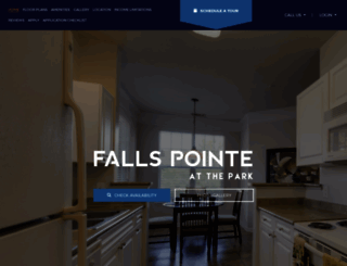 fallspointeattheparkapartments.com screenshot
