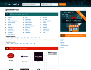 falmouth.cylex-uk.co.uk screenshot