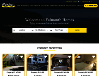 falmouthhomes.com screenshot
