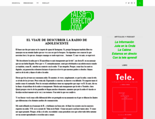 falsodirecto.com screenshot