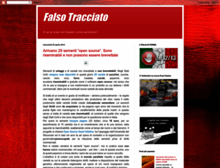 falsotracciato.blogspot.it screenshot