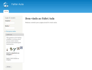 falteiaula.com.br screenshot