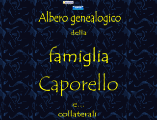 famcaporello.altervista.org screenshot