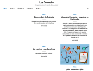 familiacamacho.com screenshot