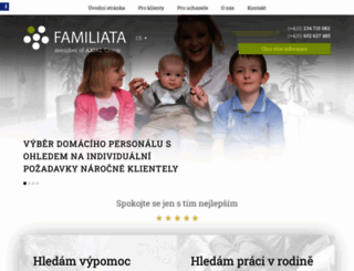 familiata.cz screenshot