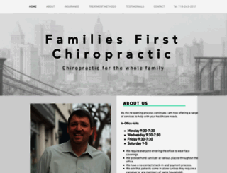 familiesfirstchiropractic.com screenshot