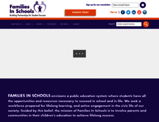 familiesinschools.org screenshot