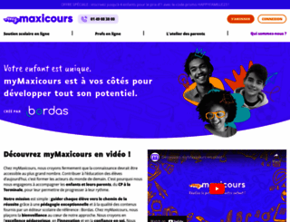 famille-comprise.maxicours.com screenshot