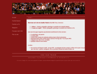 famille-madore.fr screenshot