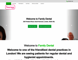 family-dental.co.uk screenshot