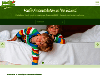 familyaccommodationnz.com screenshot