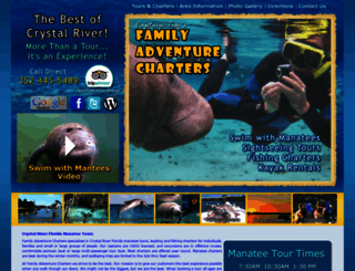 familyadventurecharters.com screenshot