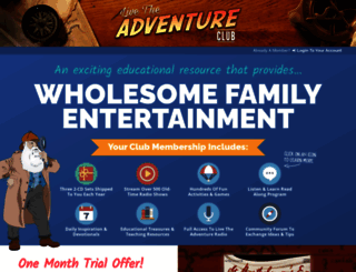 familyaudioadventures.com screenshot