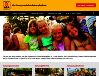 familycamping.koa.com screenshot
