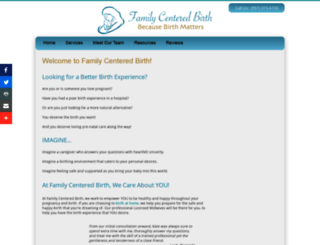 familycenteredbirth.com screenshot