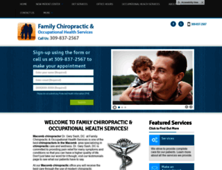 familychiropracticandoccupationalhealthsvcs.com screenshot