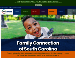 familyconnectionsc.org screenshot