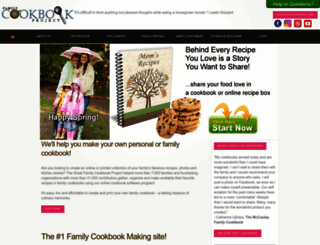 familycookbookproject.com screenshot