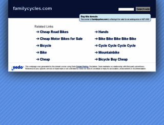 familycycles.com screenshot