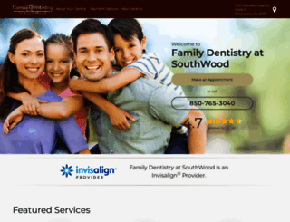 familydentistryatsouthwood.com screenshot